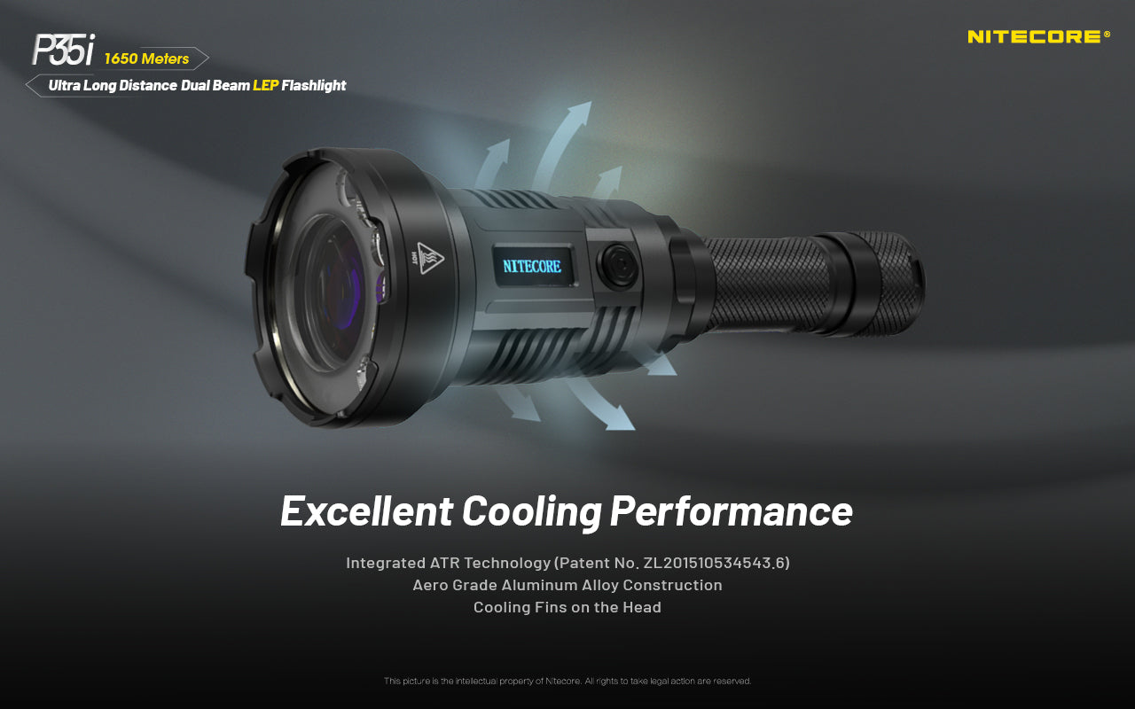 Nitecore P35i Ultra Long Distance Dual Beam LEP