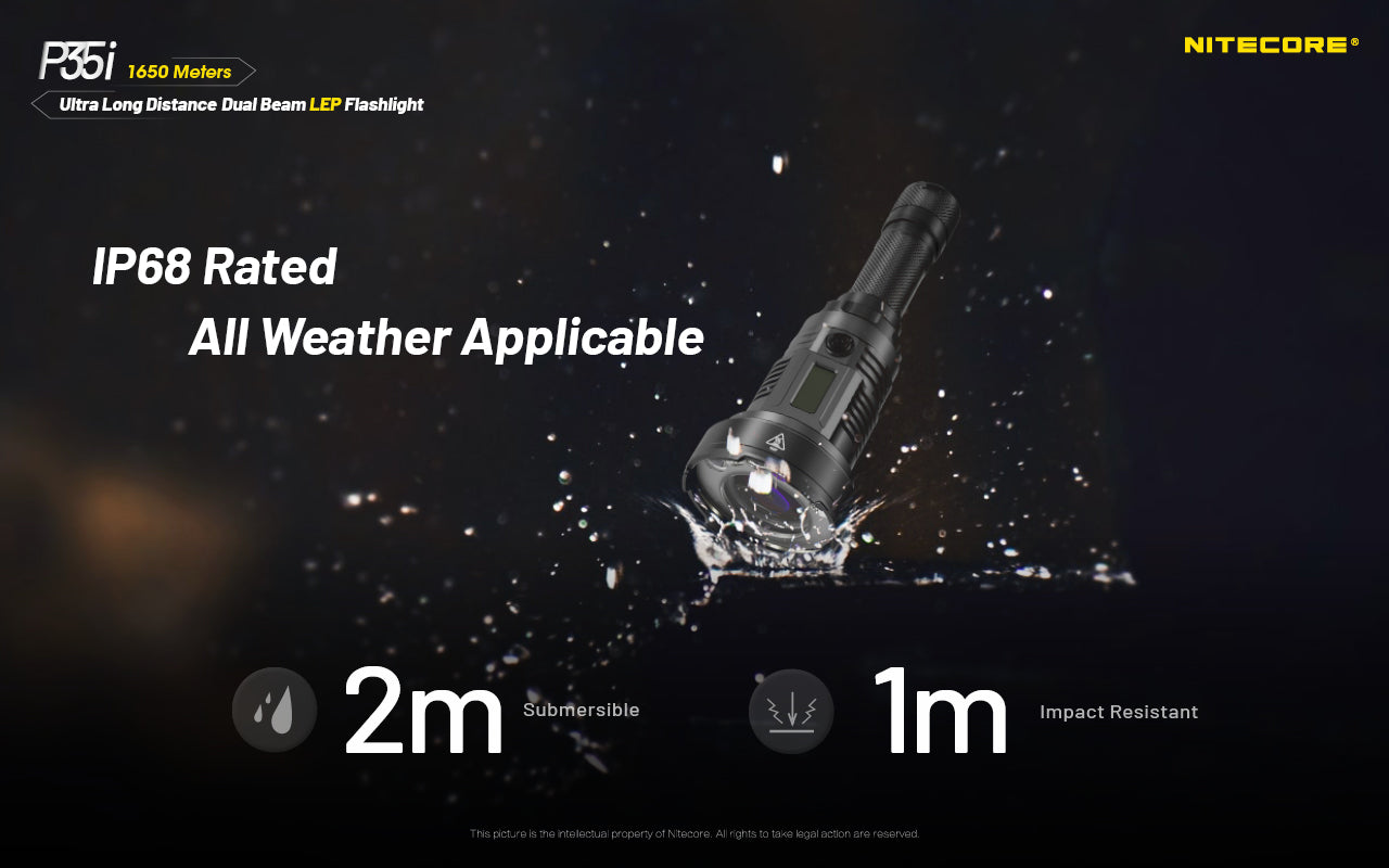Nitecore P35i Ultra Long Distance Dual Beam LEP