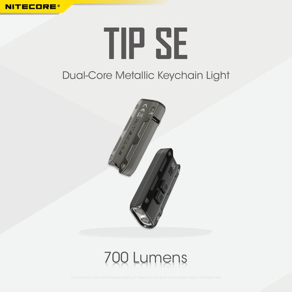 Nitecore TIP SE Dual Core Metallic Key chain light