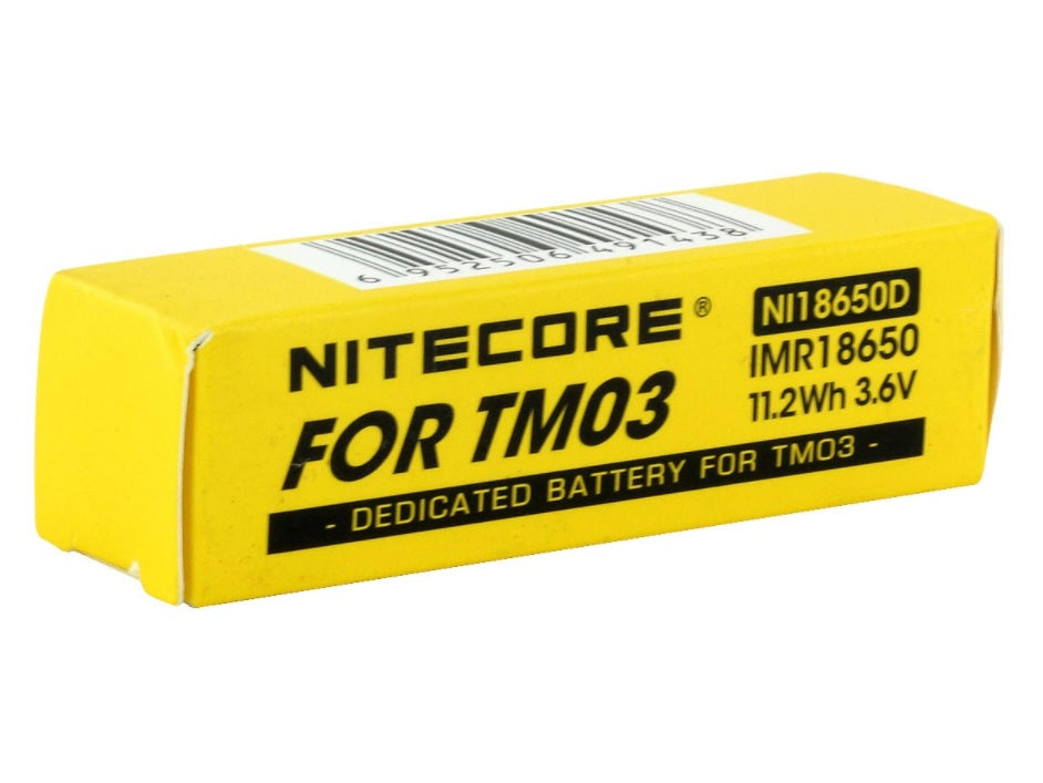 NITECORE IMR18650 Rechargeable Li-ion Battery x 1 for Nitecore TM03
