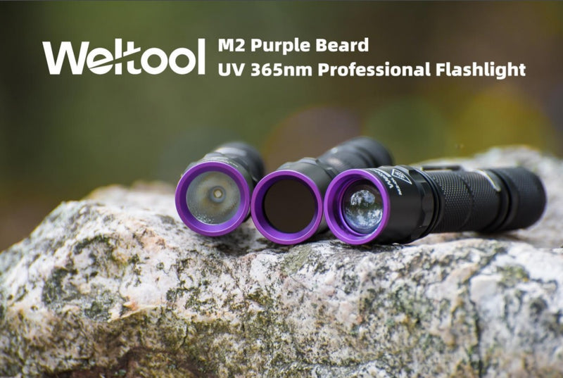 Weltool M2 Purple Beard UV 365 Professional Flashlight