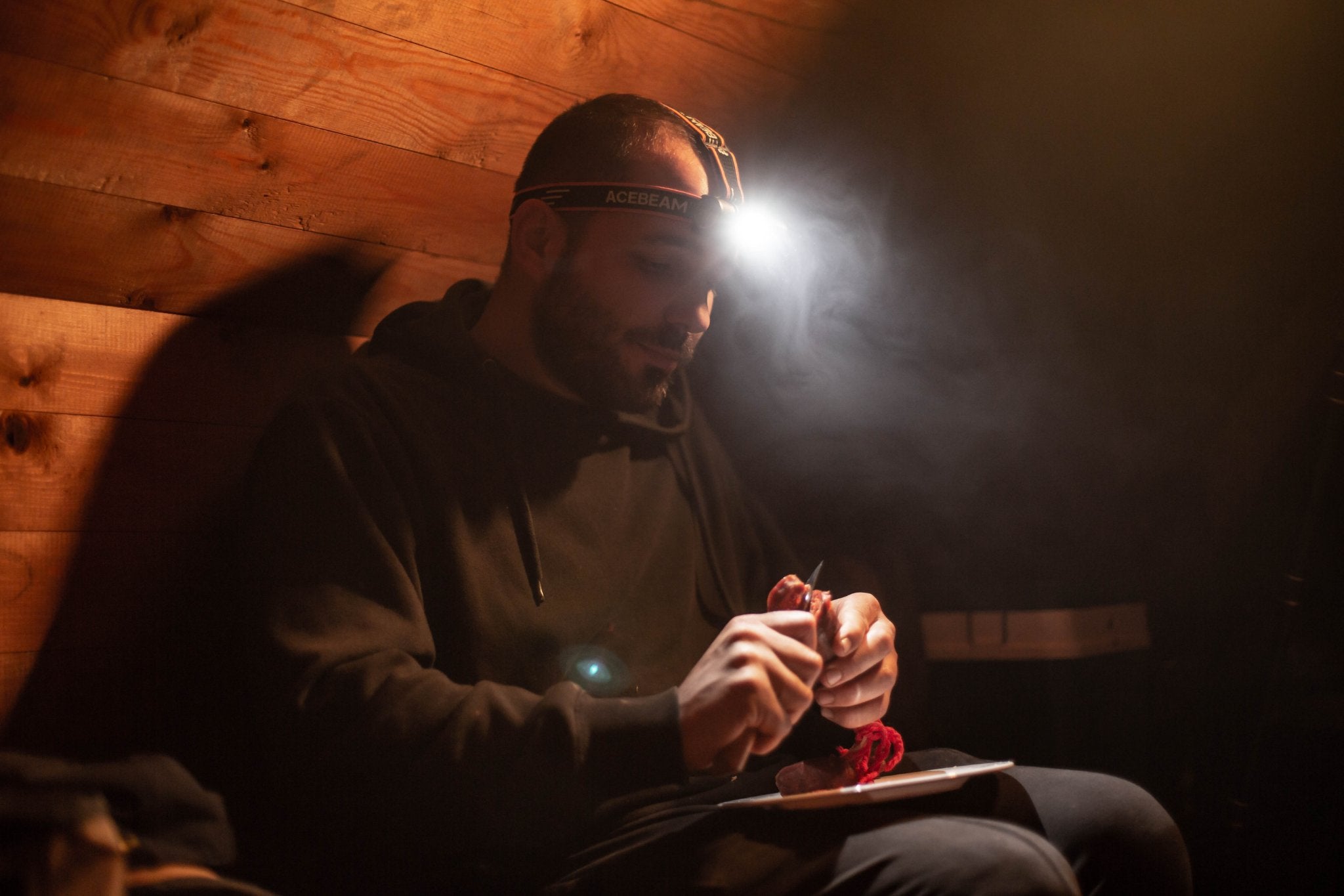 Red light for better visibilities.