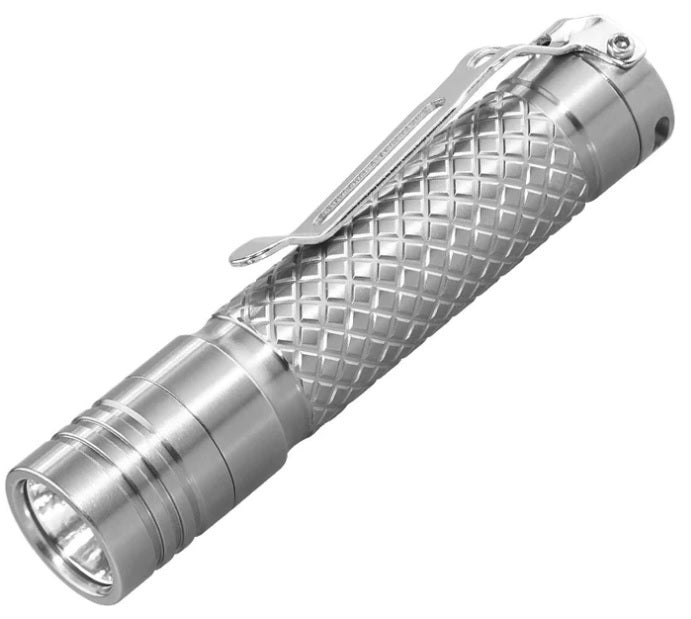 Stainless Steel Flashlight.