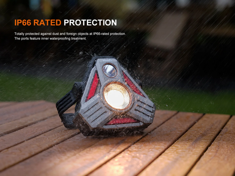 Fenix CP50R Multifunction Vehicle camping Lantern with ip66 rated protection.