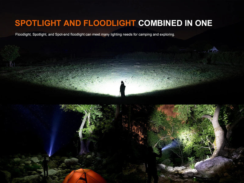 Fenix CP50R Multifunctional Vehicle Camping Work Lantern with spotlight and floodlight combined in one.