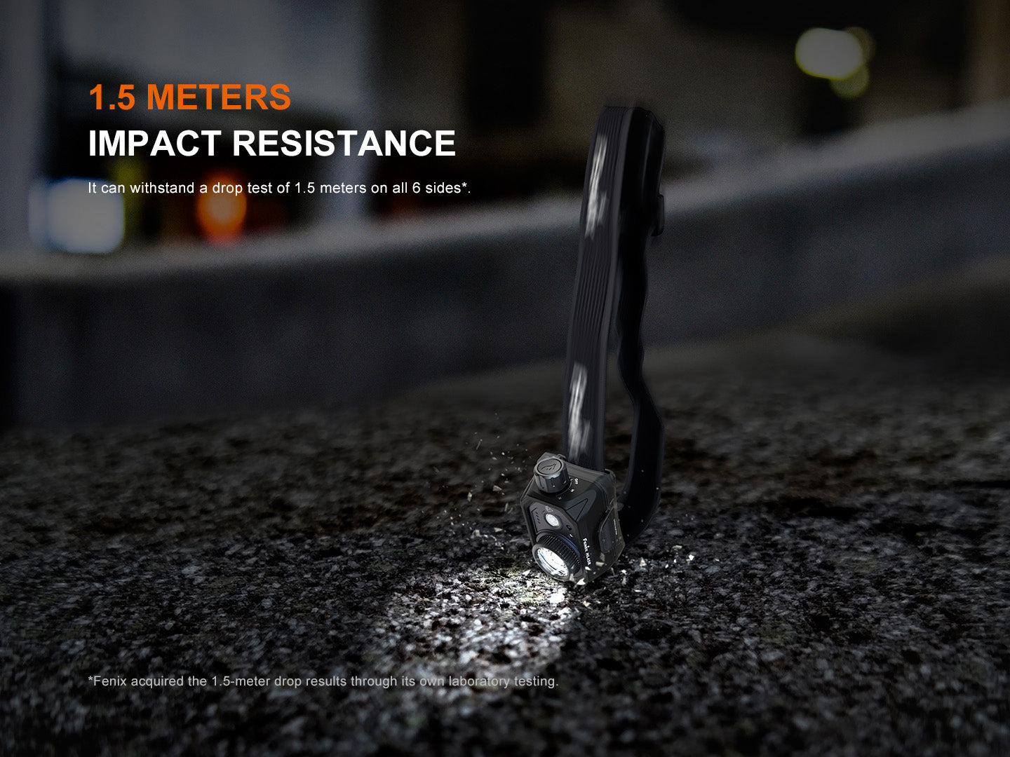 Fenix HL45 Multipurpose Focusable  Induction Headlamp with 105 meters impact resistance.