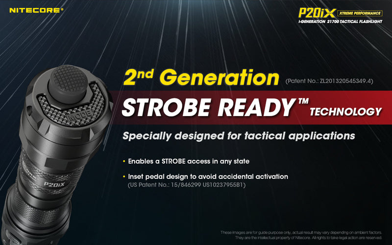 Nitecore  P20iX Extreme Performance I Generation21700 Tactical Flashlight with 4000 lumens with second generation strobe ready technology. 
