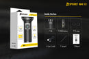 SPERAS M4 Compact Type-C Rechargeable EDC Flashlight 2000lumens 700 meters with accessories.