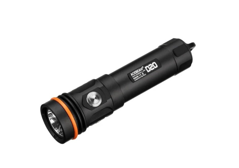 Acebeam D20 palm size Diving Light with astonishing 2700 lumens