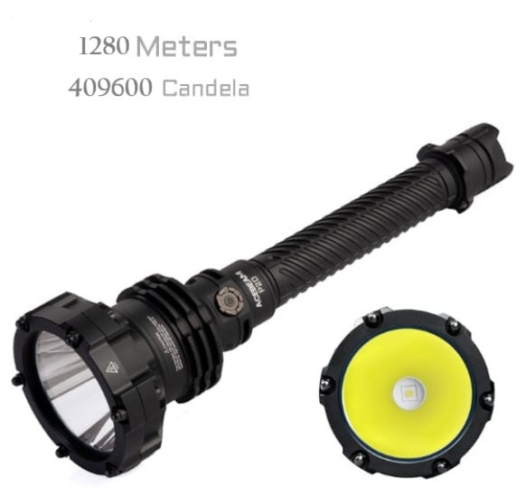Acebeam P20 Ultra-Throw Flashlight - 1280 meters Beam