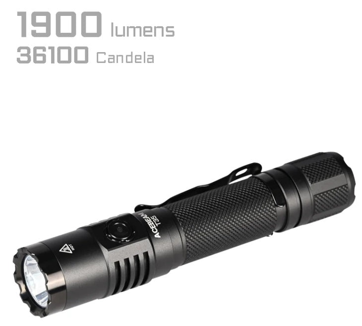 Acebeam T35 Compact Tactical Flashlight Info