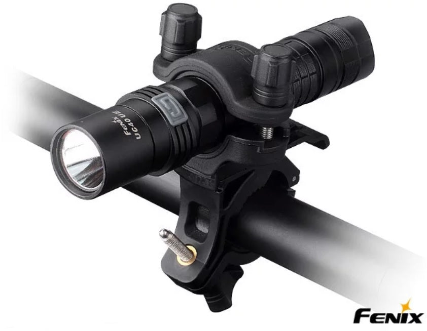 Fenix ALB-10 Quick-Release Bike Mount on handle bar.