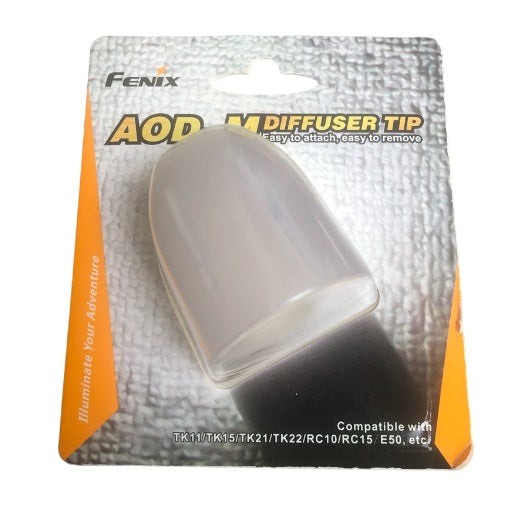 Fenix AOD-M White Diffuser Tip 34-40mm for Flashlight