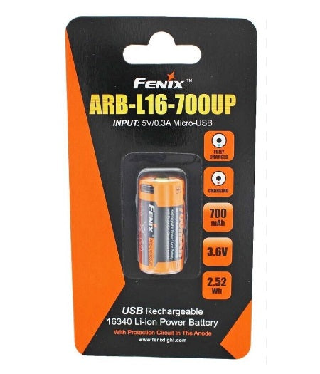 Fenix ARB L16 700UP lithium battery