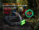 Fenix HP35R Rechargeable Headlamp – 4000 Lumen Spotlight & Floodlight with built in batteries that guarantee extra long runtime.