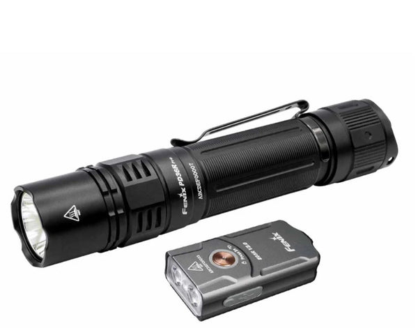 Fenix PD36R Pro Flashlight + Fenix E03R key light chain combo