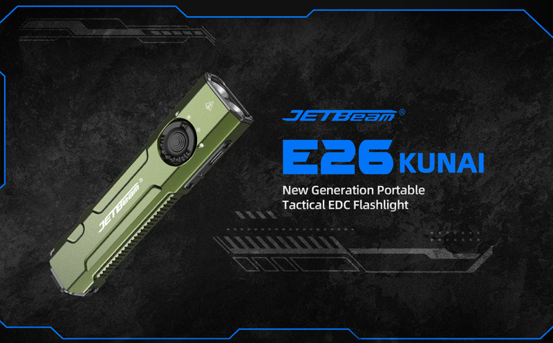 JetBeam E26 Kunai Tactica EDC EDC Flashlight