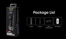 NITECORE EDC29 Luminblade Ultra Slim EDC Flashlight with package list.