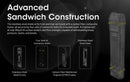 NITECORE EDC29 Luminblade Ultra Slim EDC Flashlight with advanced sandwich construction.