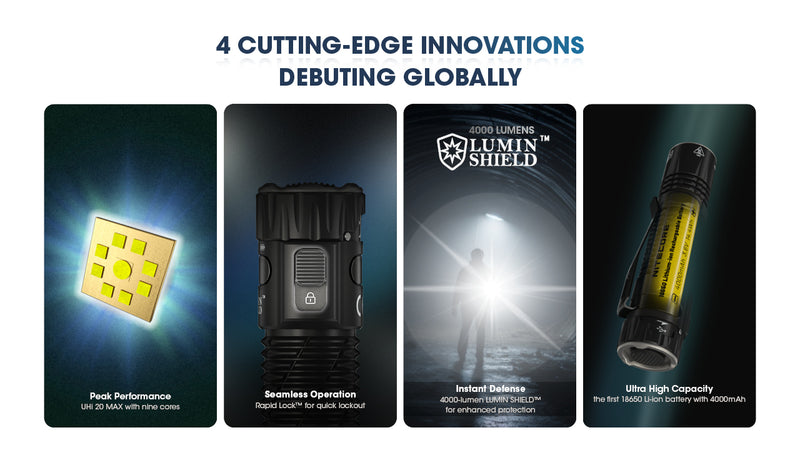 Nitecore EDC33 Tactical EDC Flashlight with 4 Cutting Edge Innovations Debuting Globally.