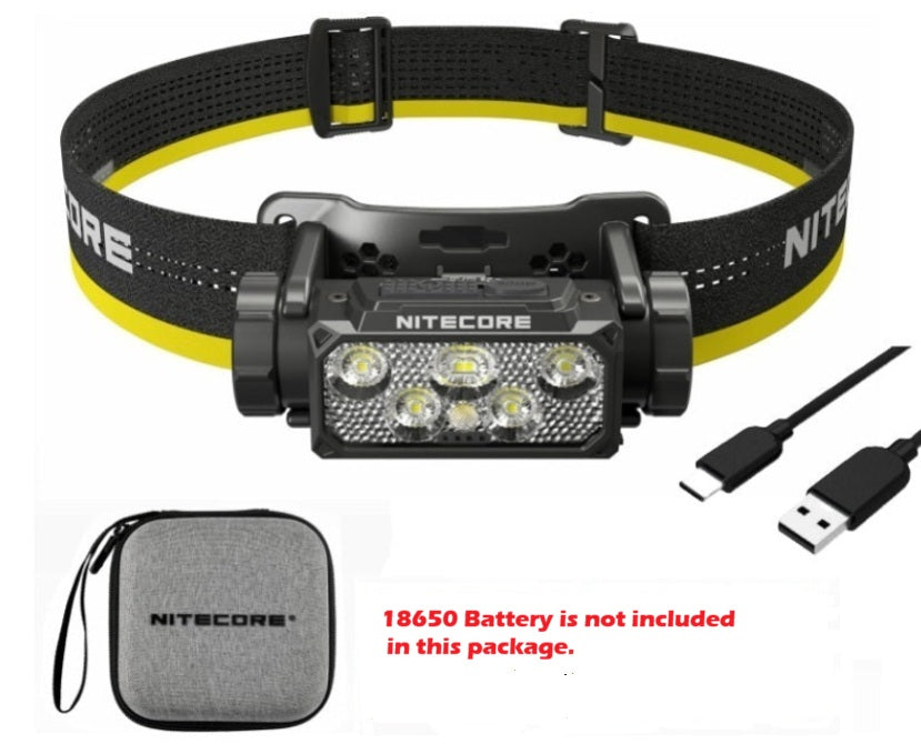 Nitecore HC60 UHE Rechargeable Outdoor Headlamp.