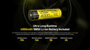 Nitecore HC65 UHE Ultra High Triple Output Metal Headlamp with ultra long runtime from 4000 nah 1865 Li-ion battery included.