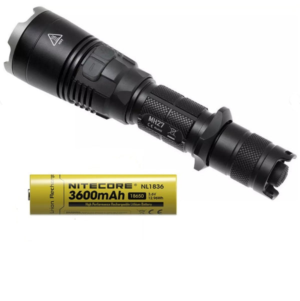 Nitecore MH27 RGB LED USB Flashlight XP-L HI Cree LED With 18650 3600mAh Lithium Battery