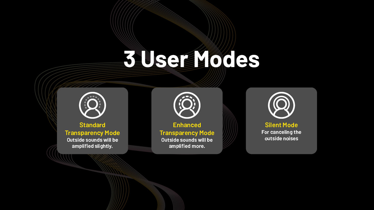 Nitecore Ne20 Bluetooth Electronic Hearing Protection Earbuds for 3 users modes.
