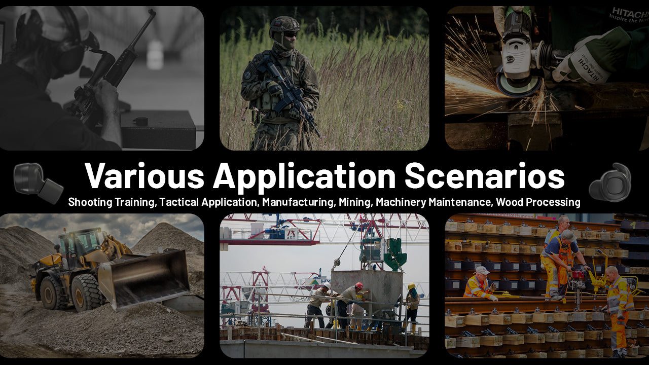 Nitecore Ne20 Bluetooth Electronic Hearing Protection Earbuds for various application scenarios.