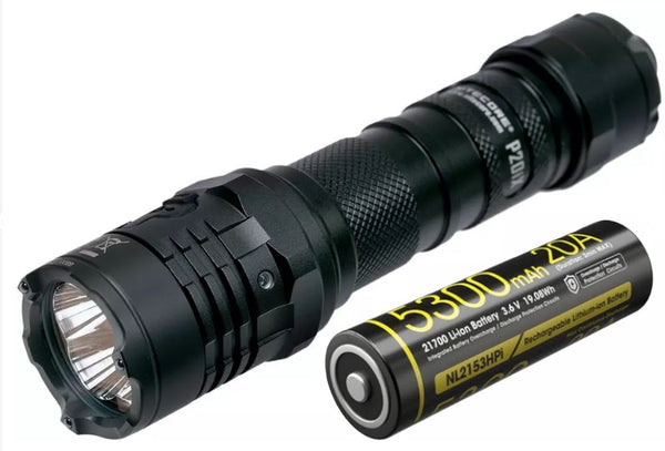 Nitecore P20iX Flashlight with Nitecore NL2153HPi 21700 lithium battery