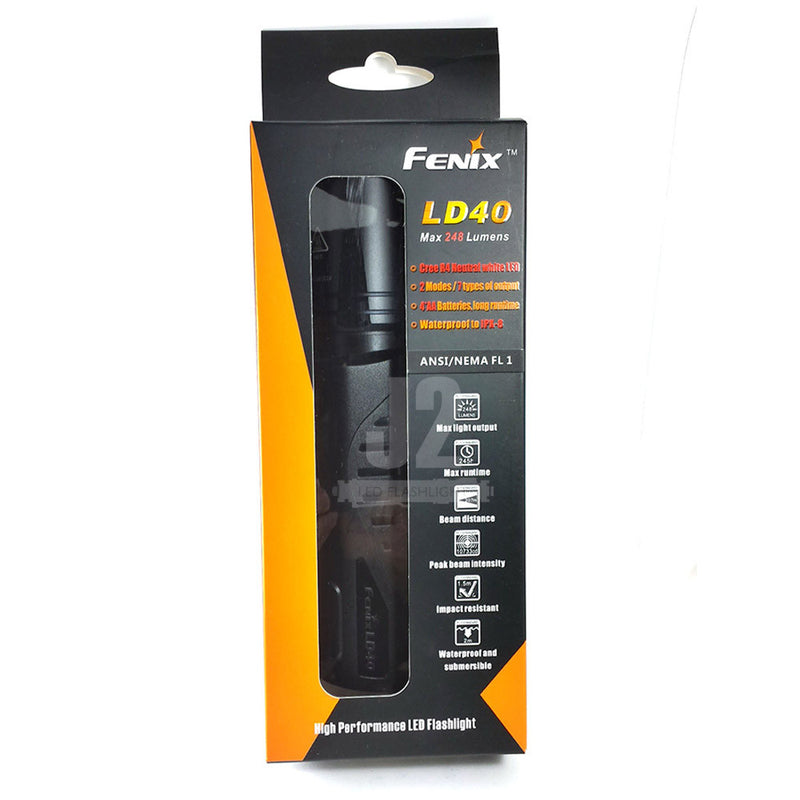 Fenix LD40 & Bonus Fenix E01 LED Flashlight