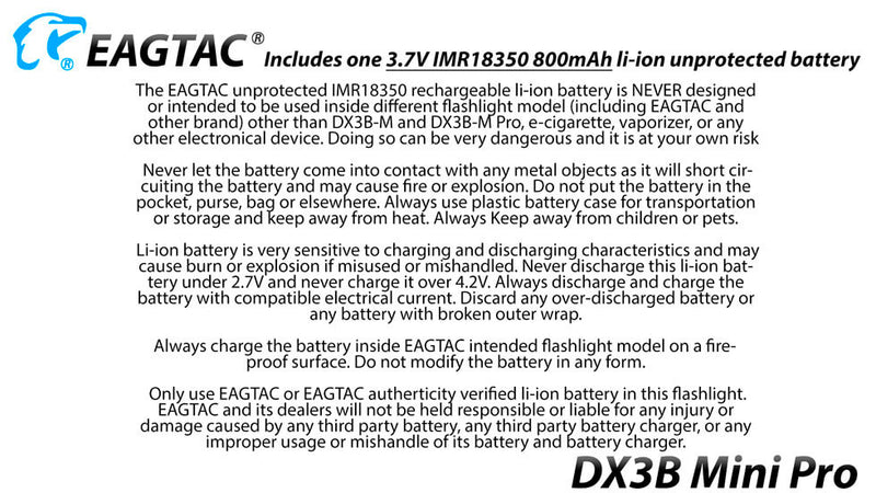 EagleTac DX3B Mini  Pro XH-P50.2 CW