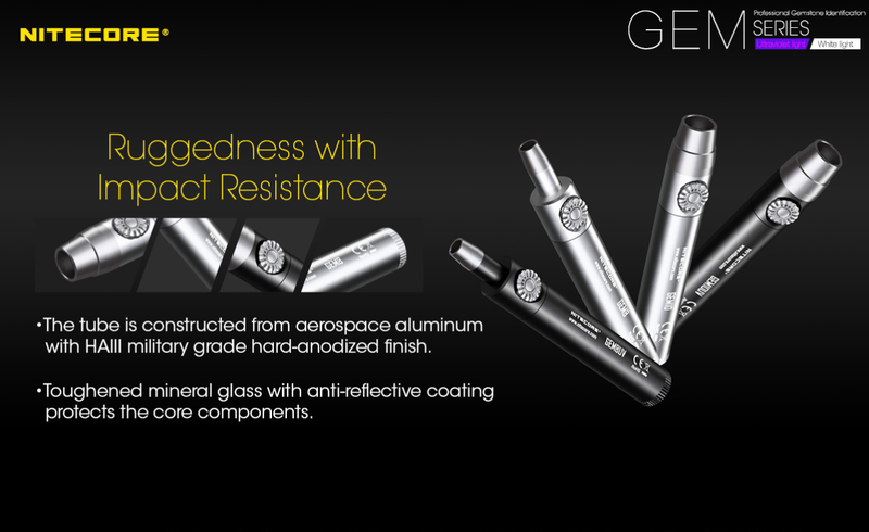 Nitecore GEM series is ruggedness with impact resistance.