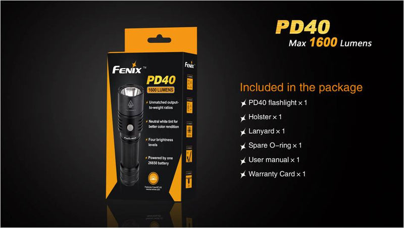 Fenix PD40 LED Flashlight