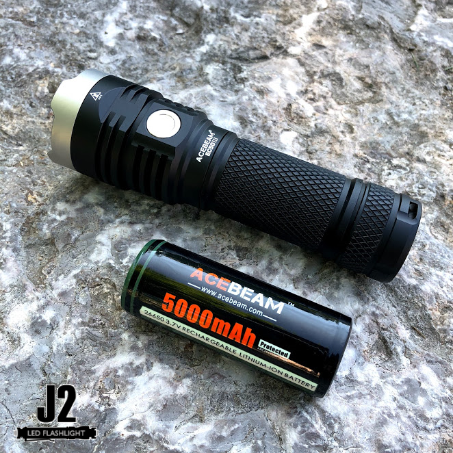 AceBeam EC50 Gen III - 3850 lumens - CREE XHP70.2 CW LED Flashlight