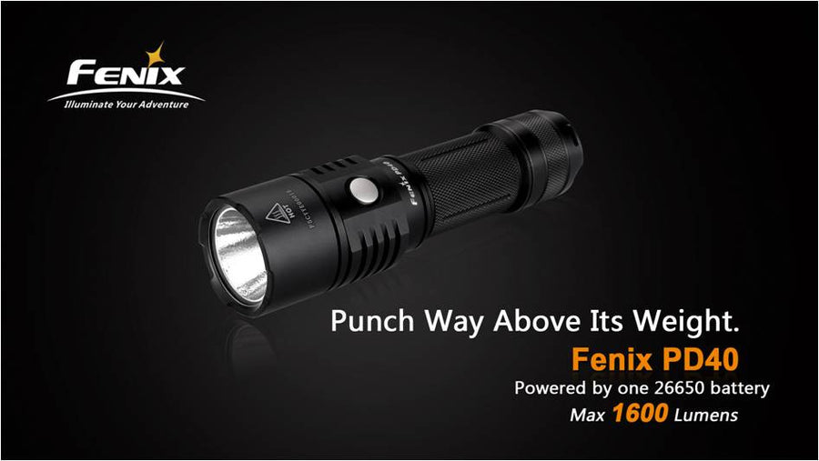 fenix 26650 flashlight FD40 the WF26R will keep up with your most demanding tasks. Fenix E12 V3 EDC Flashlight