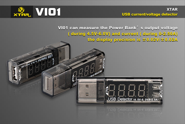 Xtar VI01 USB Current/voltage Detector