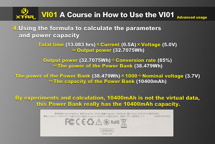 Xtar VI01 USB Current/voltage Detector