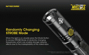 Nitecore MH12GTS is a randomly strobe mode.