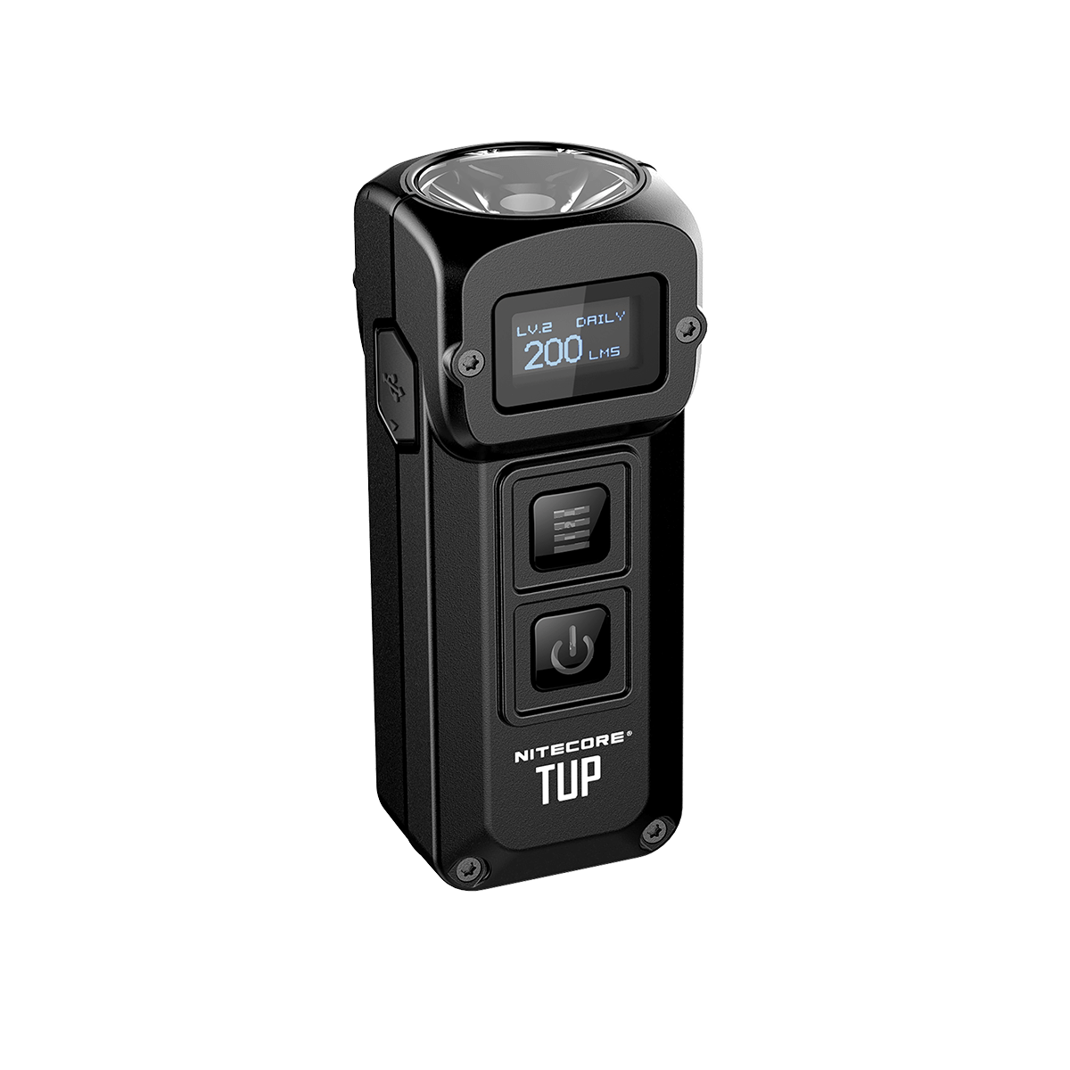 Nitecore TUP Pocket Light in Hi Tech Black or Metallic Gray