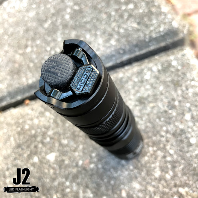 Nitecore P05 460 Lumen Compact LED Self-Defense Flashlight with instant strobe access.