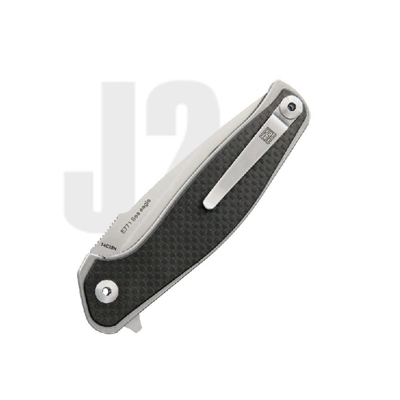 Real Steel Knives Sea Eagle Linerlock Carbon Fiber RS7153 E771