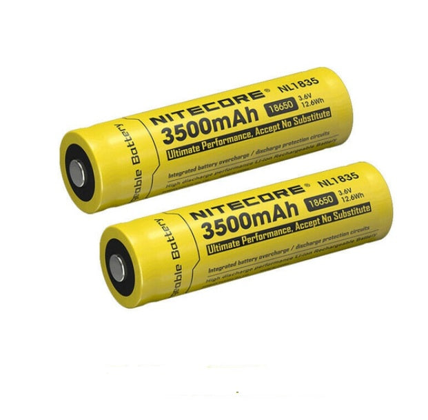 Nitecore 18650 3500mAh Lithium Batteries NL1835
