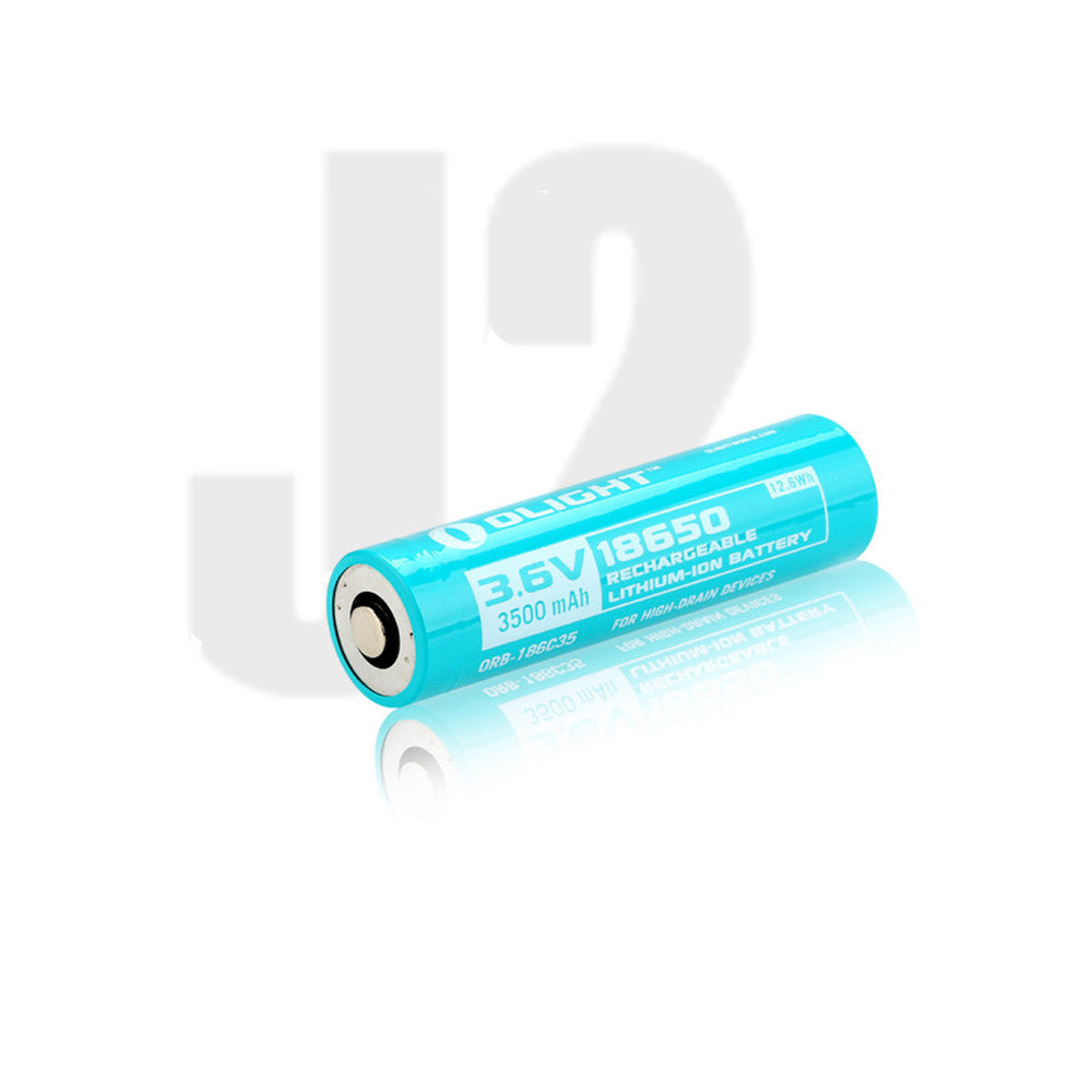 Olight customized 18650 3500 mAh Lithium-ion Batteries x 1 for Olight S2R and Olight S30R III