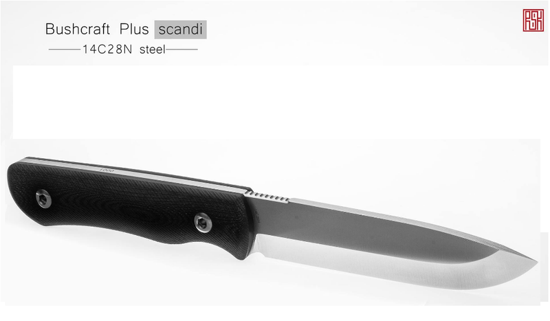 Real Steel Bushcraft Plus Scandi RS3718 knife.