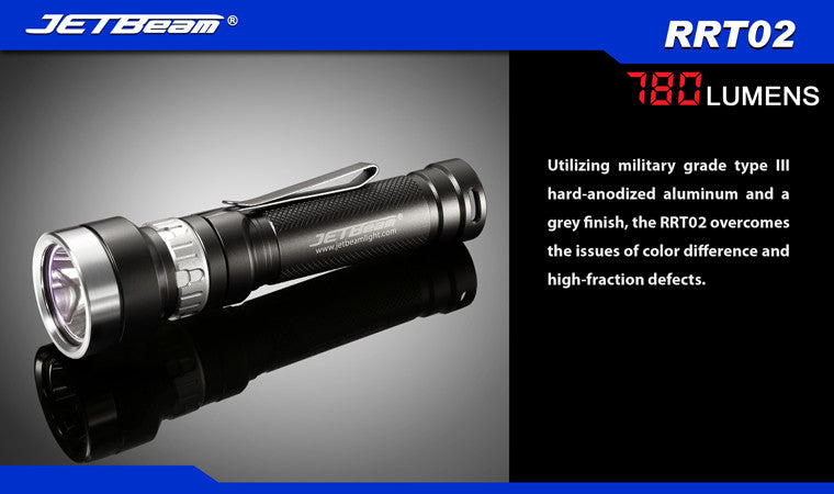JETbeam RRT02 780 Lumen LED Flashlight