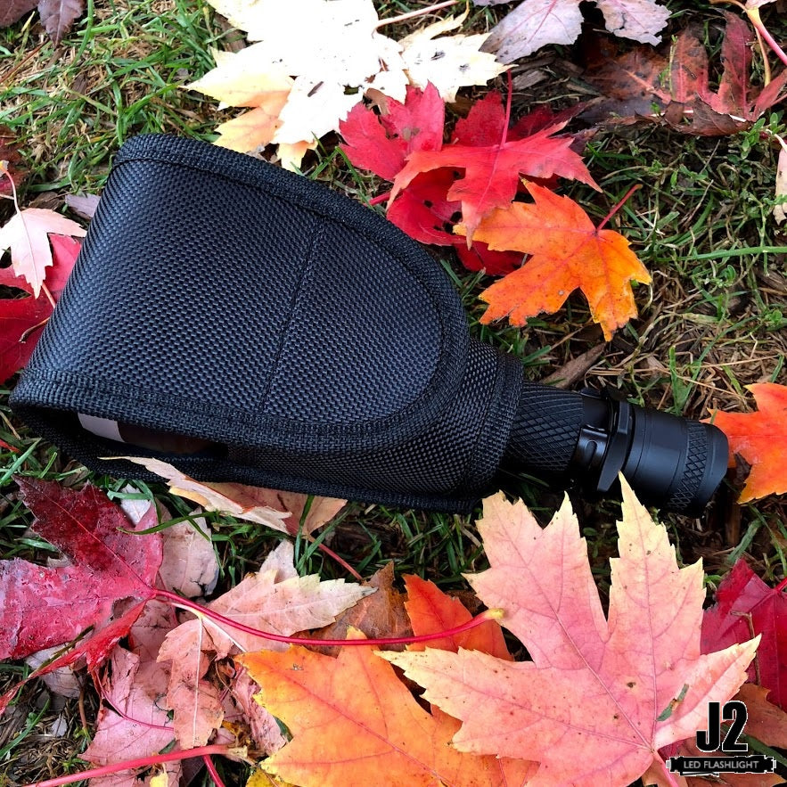 Acebeam T27 ultra long range LED flashlight with a beam that reaches over 3800 Feet