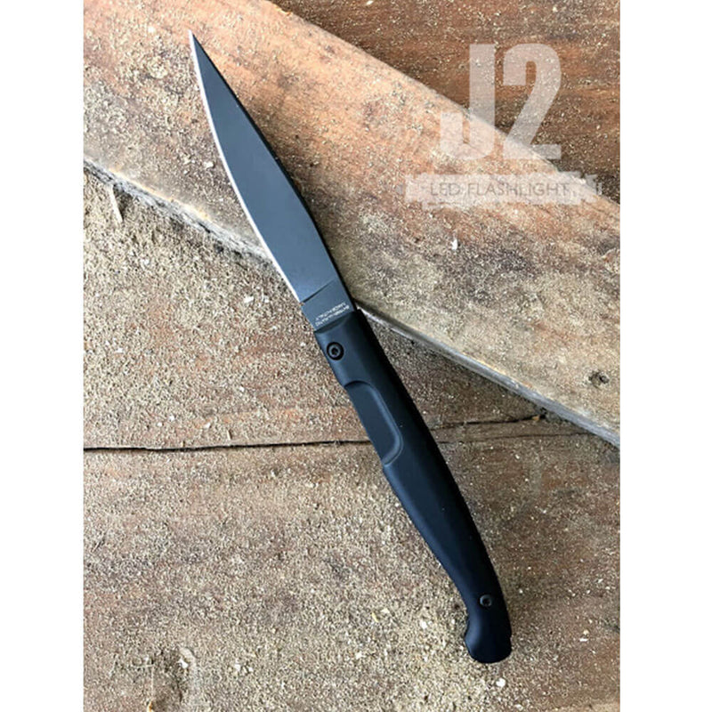 Extrema Ratio Resolza S Black 3.11" N690 Folding Knife EX0362BLK