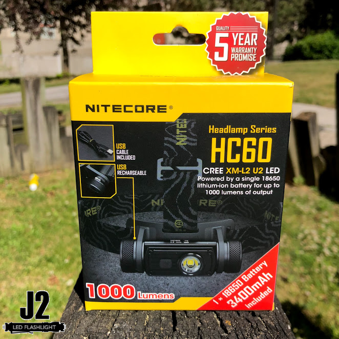 Nitecore HC60 1000 Lumen Rechargeable LED Headlamp