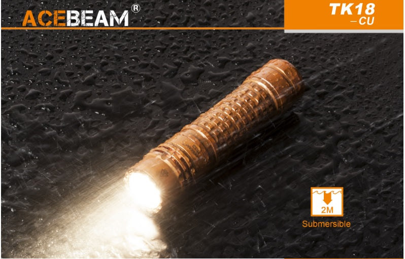 ACEBEAM TK18 CU led flashlight